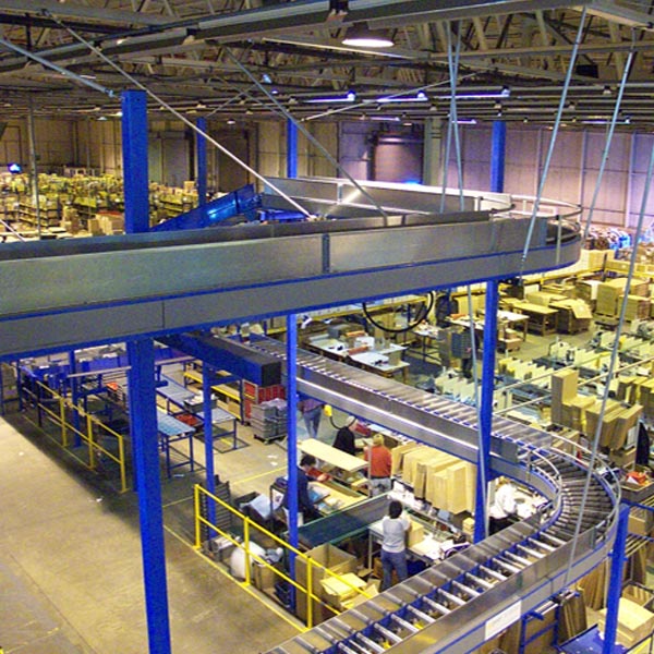Amber Automation high level Lineshaft conveyor Amber Automation high level Lineshaft conveyor