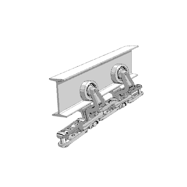 Powertrack 'Open Chain' Trasportatori sopraelevati