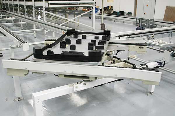 Piattaforma girevole del trasportatore a doppia catena Twin Chain Conveyor Turntable