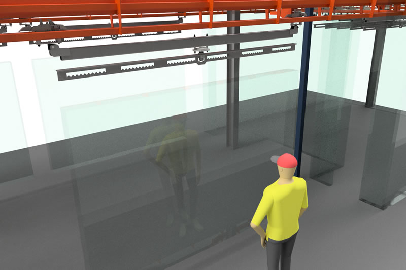 March 2025 - Progetto AT100 Power &amp; Free Range Conveyor in corso