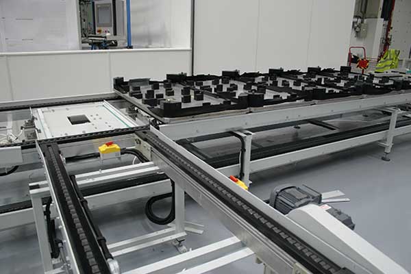 Trasportatori a catena per carichi pesanti e pallet Amber Automation
