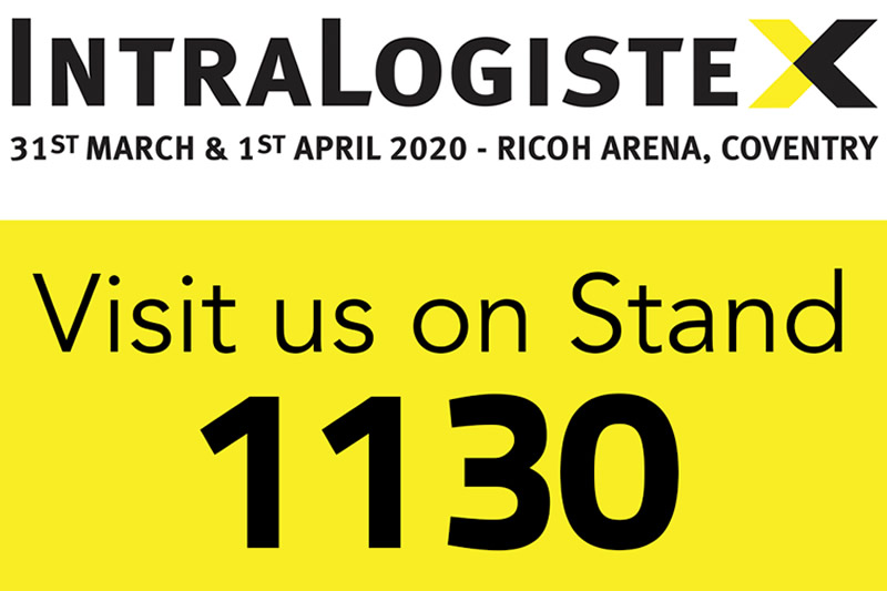 Venite a trovarci all'Intralogistex 2020 presso la Ricoh Arena