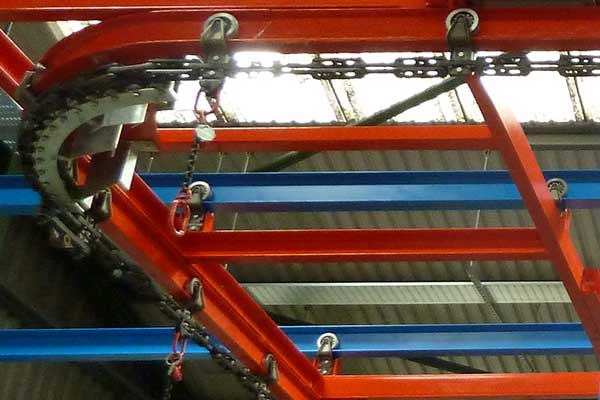 Sistemi di trasporto a catena aperta Powertrack Powertrack Open Chain Conveyor Systems