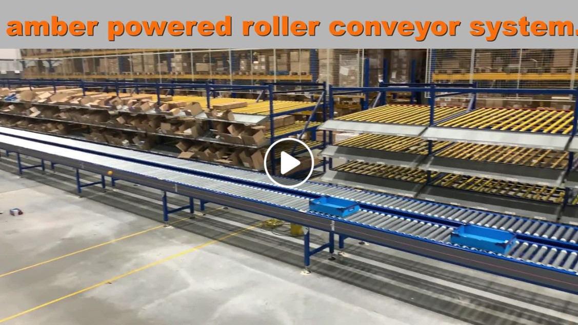 Completata l'installazione del sistema di trasporto a rulli motorizzati