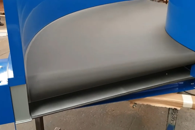 Trasportatori a nastro curvi/piegati in PVC